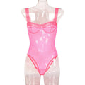 Contour Lace Floral Bodysuit