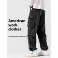 Rover Men's Relaxed Wide-Leg Straight Cargo Pants