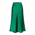 Sway Satin Silky Acetate Midi Skirt