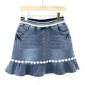 Sway Arden Embroidered Denim Skirt