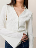 Aurelia Flared Lapel Cardigan