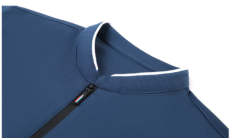 Metro Men's Long-Sleeve Stand-Collar Shirt