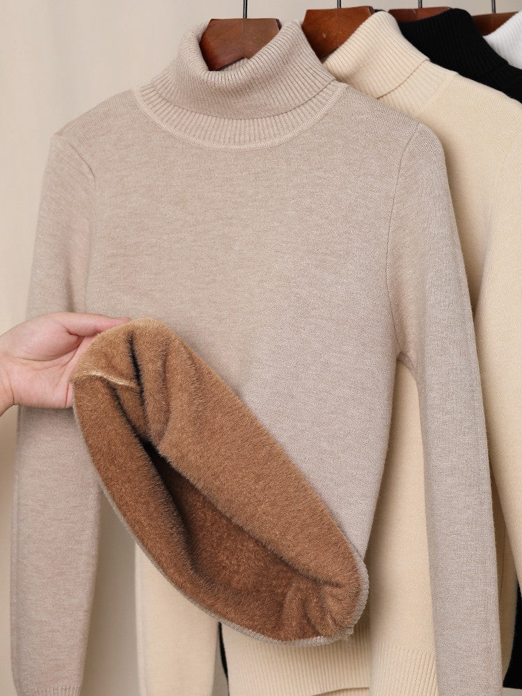 Hearth Bexley Fleece-Lined Thick Turtleneck Sweater
