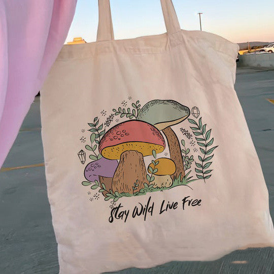 Carry Canvas Floral Tote Bag
