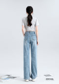 Indigo Perrin Wide-Leg Jeans