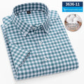 Metro Men's Cotton Striped Plaid Shirt