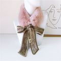 Ember Plush Houndstooth Scarf