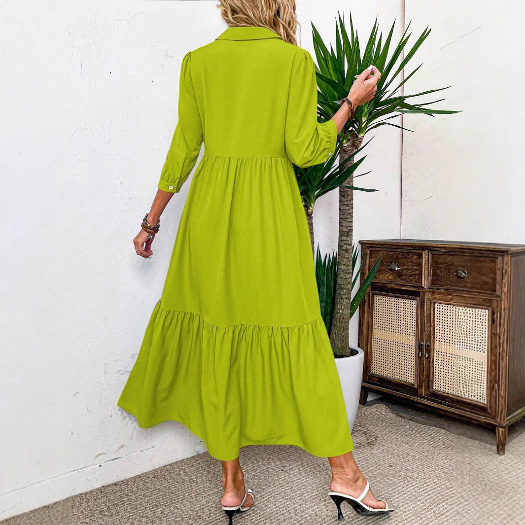 Nova Garnet Shirt Dress