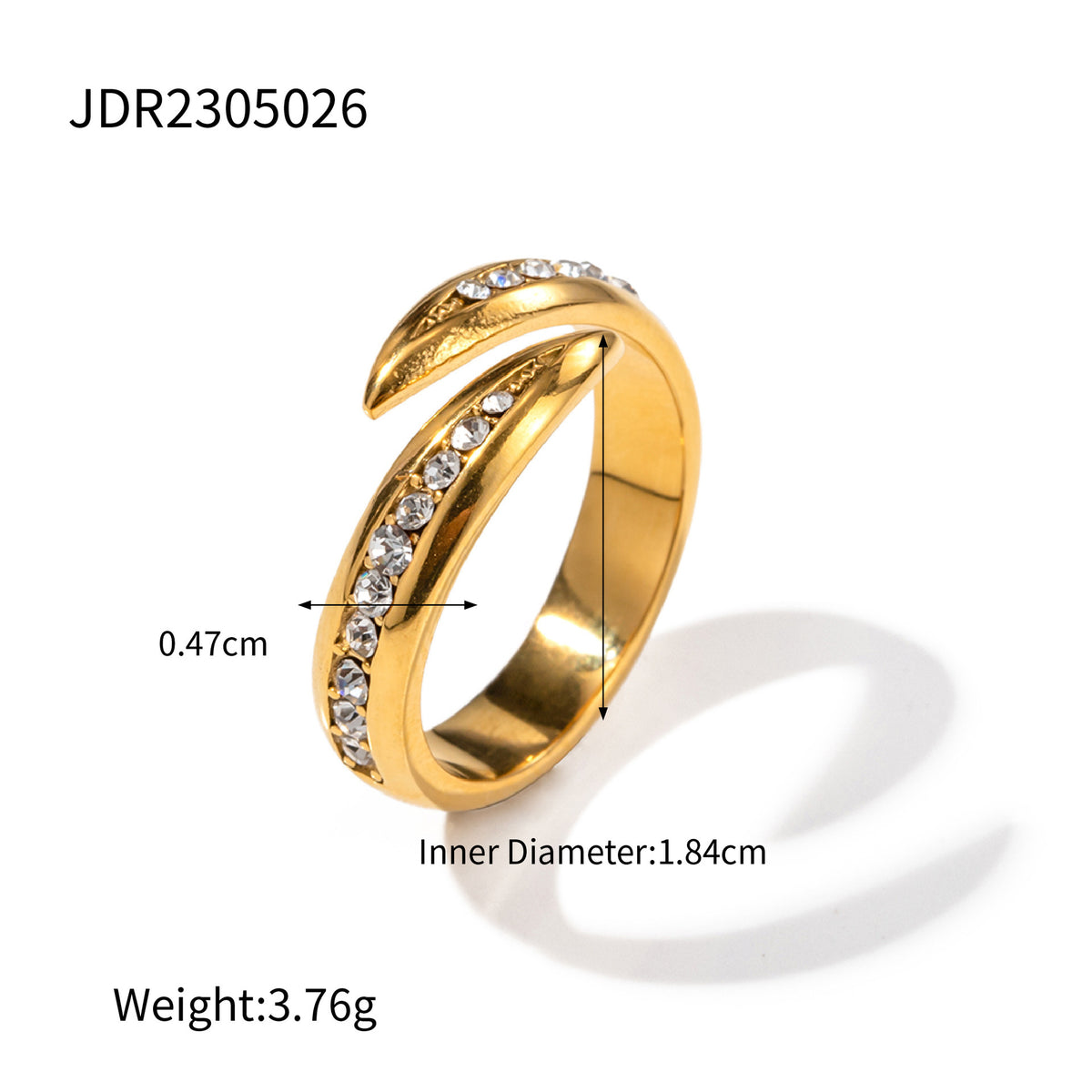 Lune Bexley Stainless Steel Ring