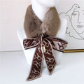 Ember Plush Houndstooth Scarf