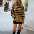 Hearth Striped Turtleneck Sweater