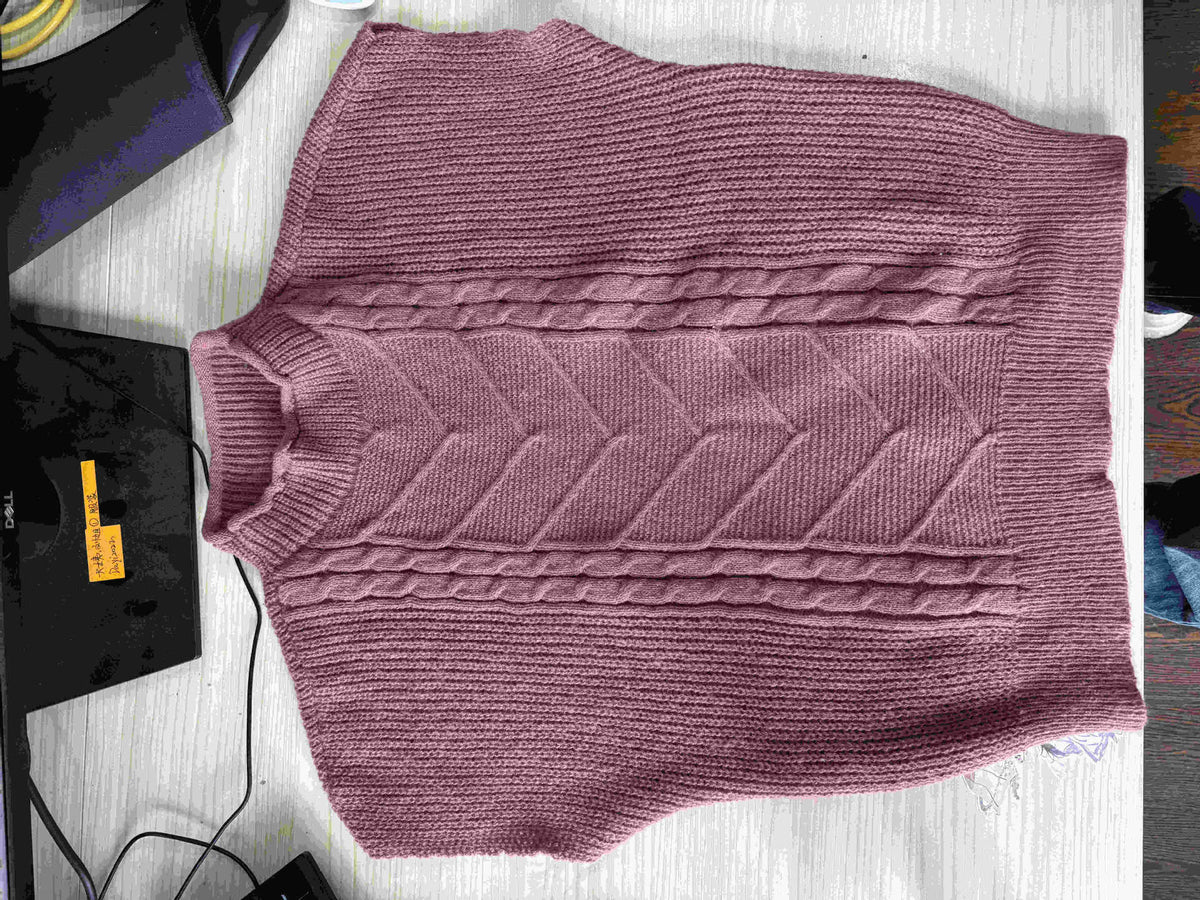Hearth Knit Turtleneck Vest