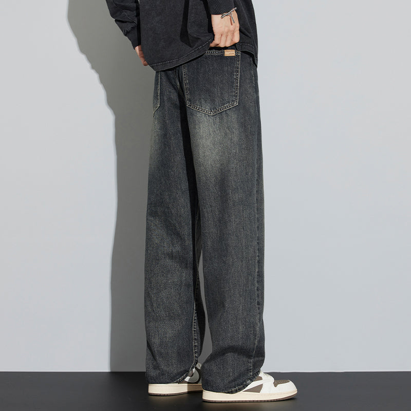 Indigo Men's Retro Straight Jeans