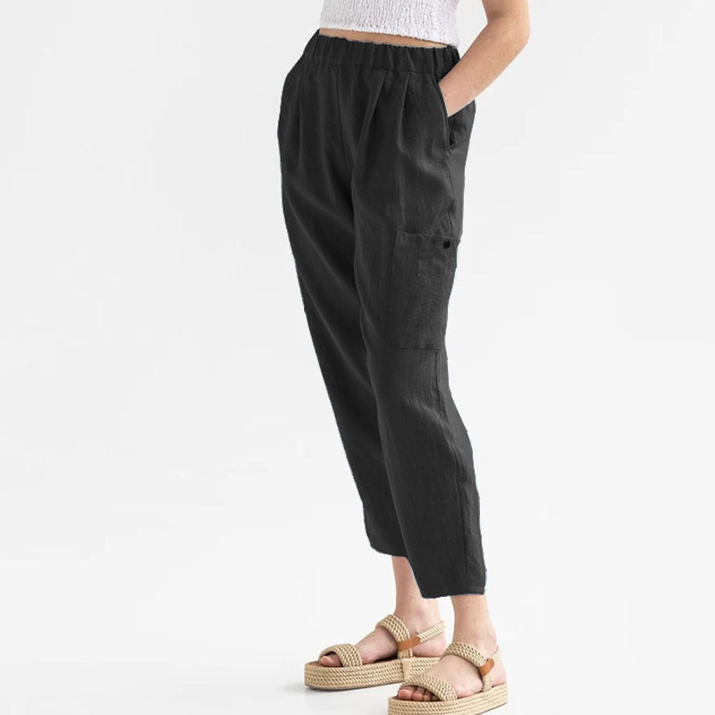 Flow Bexley Linen Cotton Relaxed Trousers