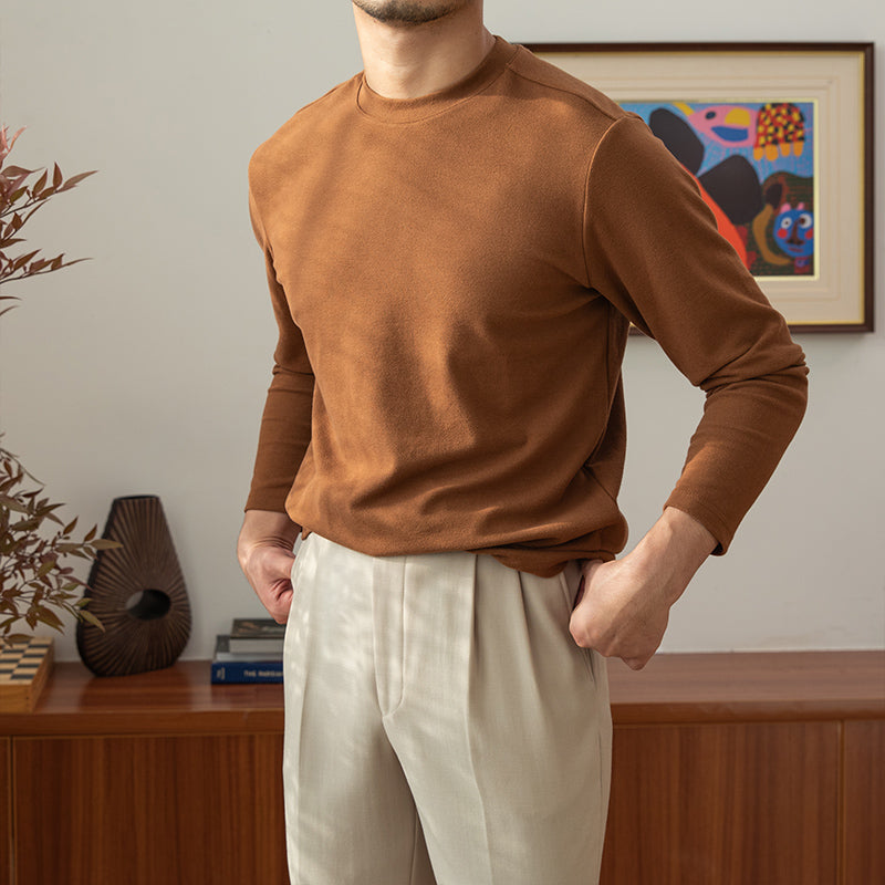 Archive Arden Men's Long-Sleeve Round T-Shirt