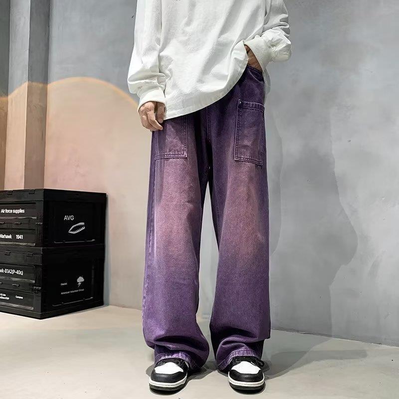 Indigo Men's Relaxed Straight Retro Jeans