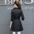 Lumen Slim Mid-Length Trench Coat