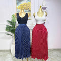 Sway Pleated Polka-Dot Skirt