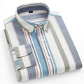 Metro Men's Cotton Striped Shirt