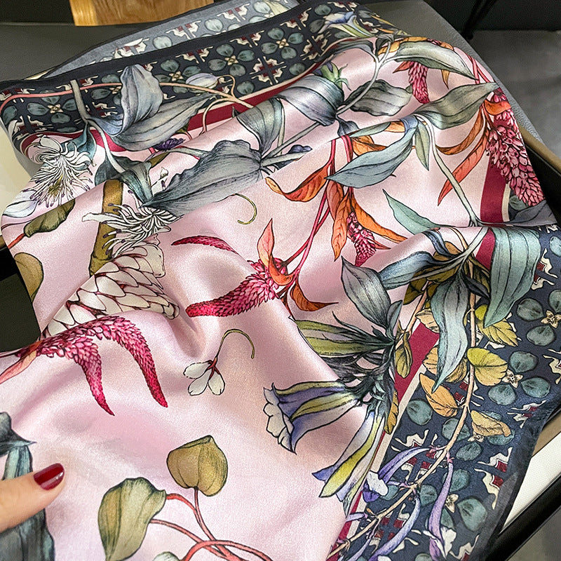 Ember Silky Printed Scarf