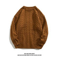 Atlas Men's Cable-Knit Retro Turtleneck Sweater