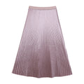 Sway Satin Pleated Midi Skirt