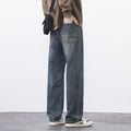 Indigo Men's Retro Straight Jeans