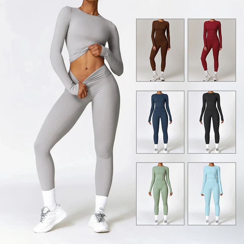 SculptForm Quick-Dry High-Waist Yoga Set
