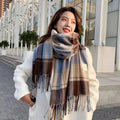 Ember Long Plaid Scarf