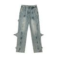 Indigo Garnet Men's Straight Jeans