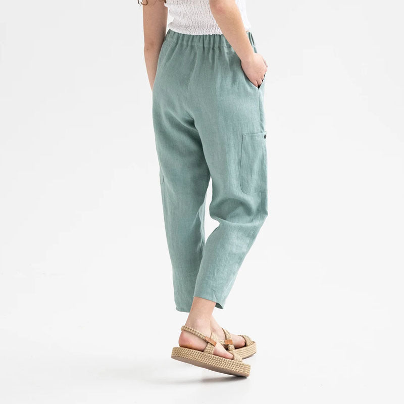 Flow Bexley Linen Cotton Relaxed Trousers