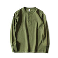 Metro Men's Seamless Long-Sleeve Henley Shirt