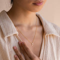 Lune Stainless Steel Letter-Print Necklace