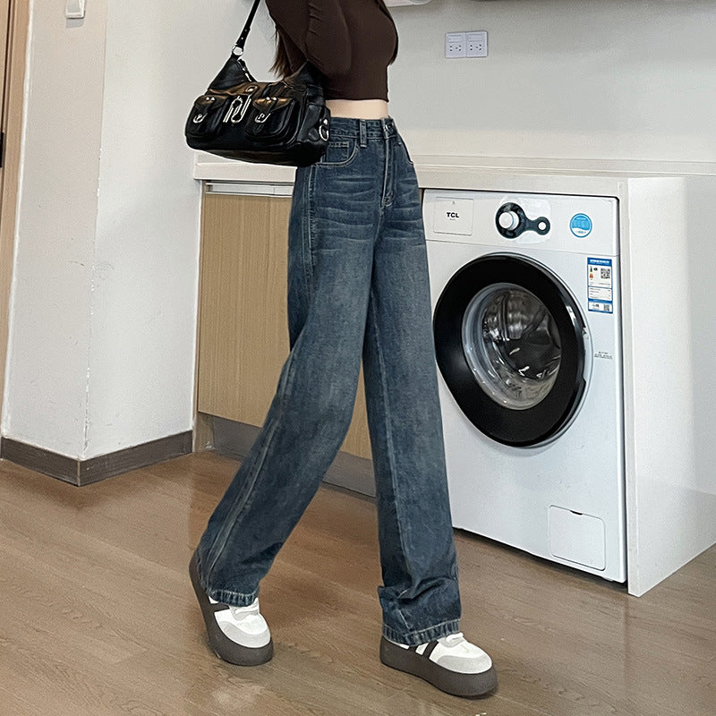 Indigo Bexley High-Waist Straight Jeans