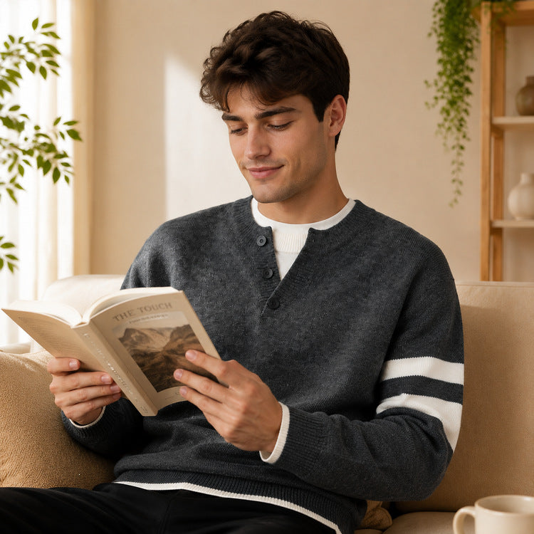 Atlas Garnet Men's Sweater