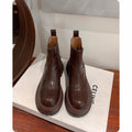 Stride Leather Vintage Ankle Boots