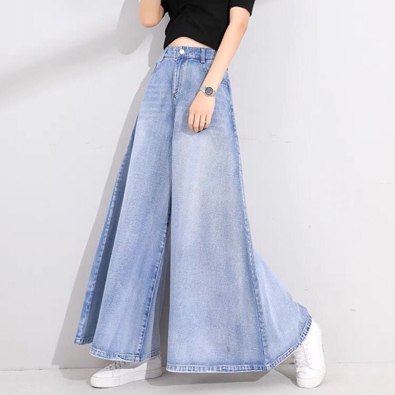 Indigo Bexley Wide-Leg Jeans
