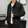 District Men's Denim Hooded Windbreaker