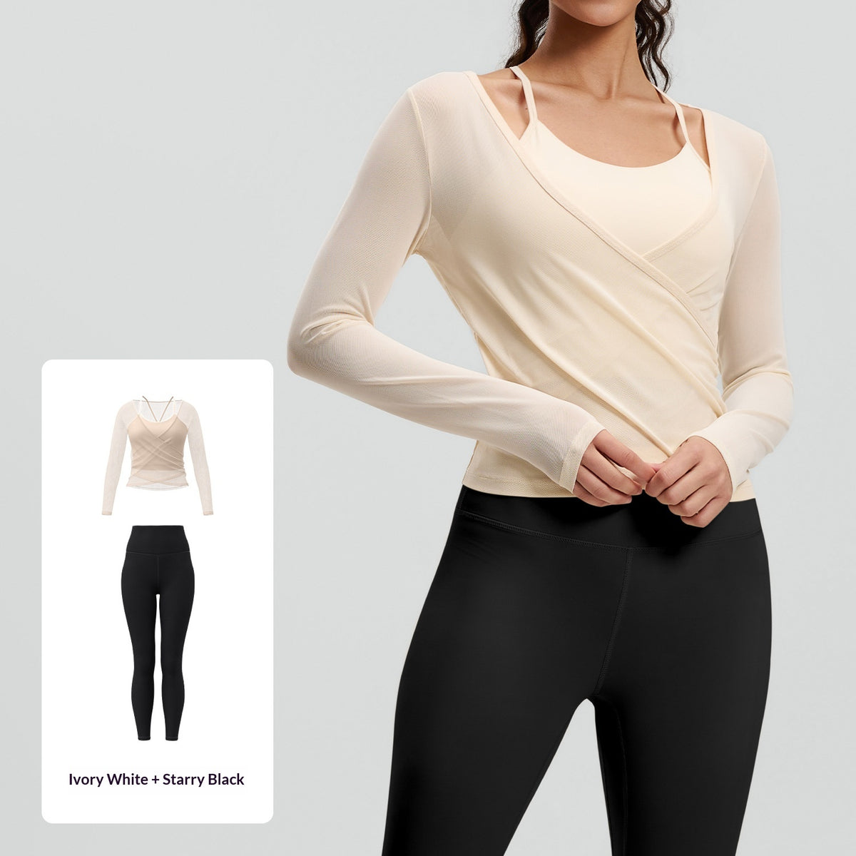 SculptForm Mesh Breathable Yoga Set