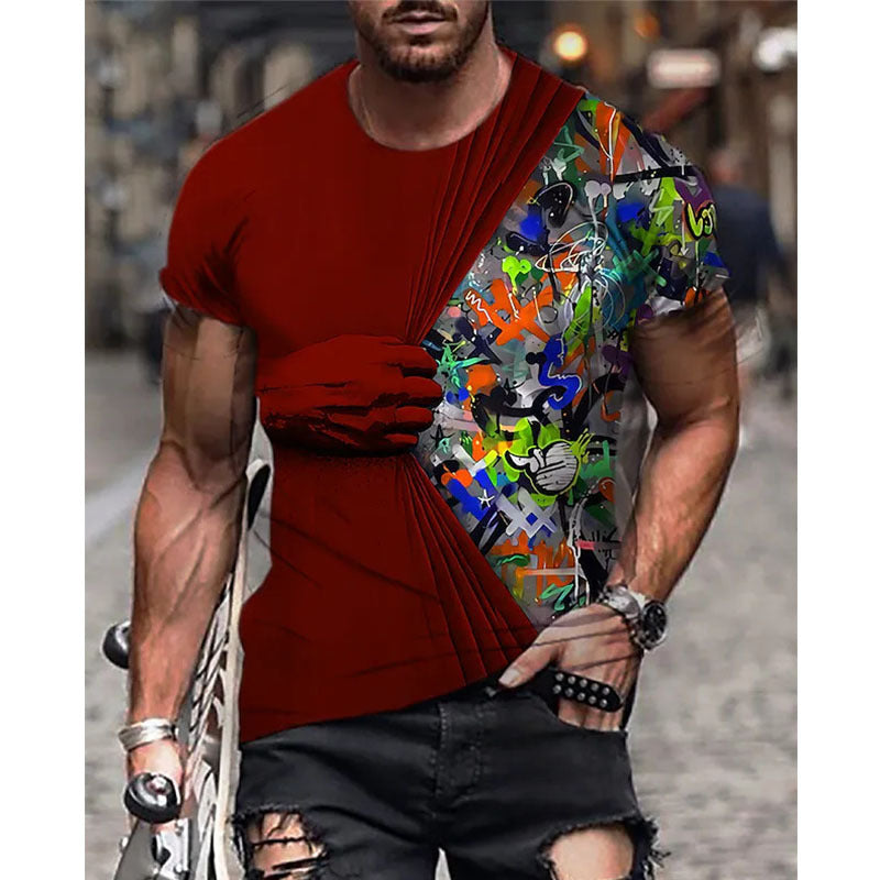 Archive Arden Men's Oversized Short-Sleeve Printed T-Shirt
