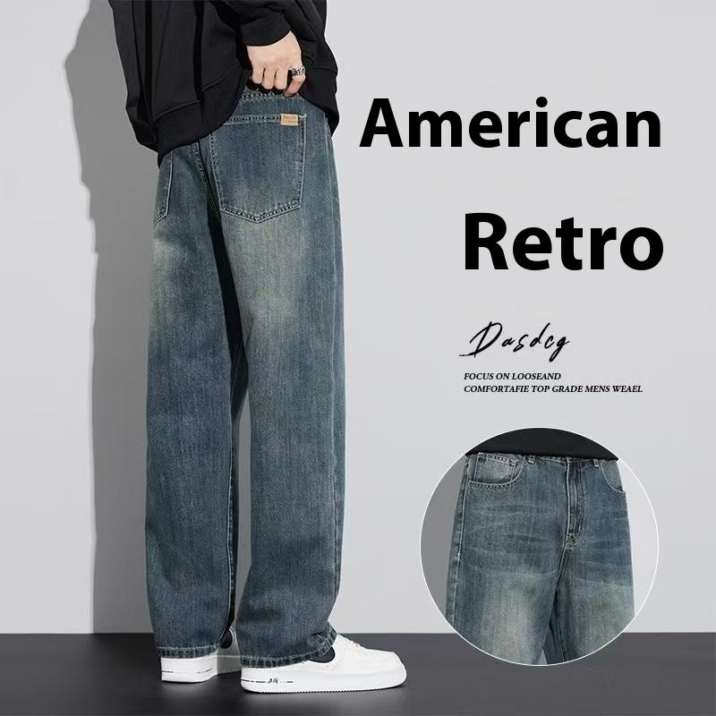 Indigo Men's Retro Straight Jeans