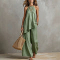 Sera Crew-Neck Two-Piece Set