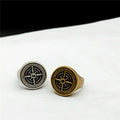 Lune Arden Stainless Steel Titanium Steel Vintage Ring