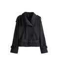Lumen Cropped Trench Coat