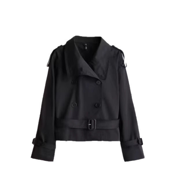 Lumen Cropped Trench Coat
