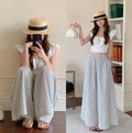 Flow Bexley Striped Wide-Leg Trousers