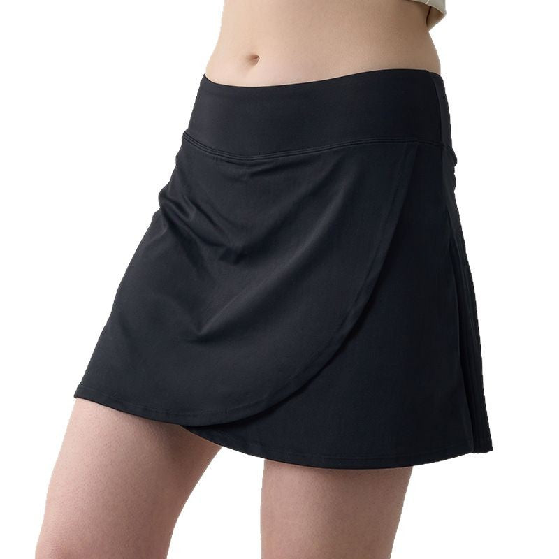 Rally Pleated Tennis Skirt with Liner, view 3