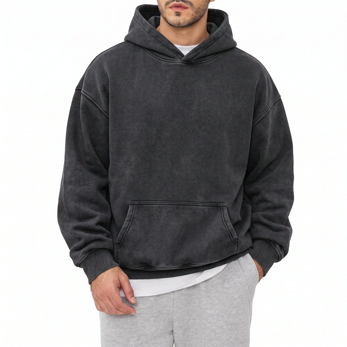 District Men's Fleece-Lined Hoodie