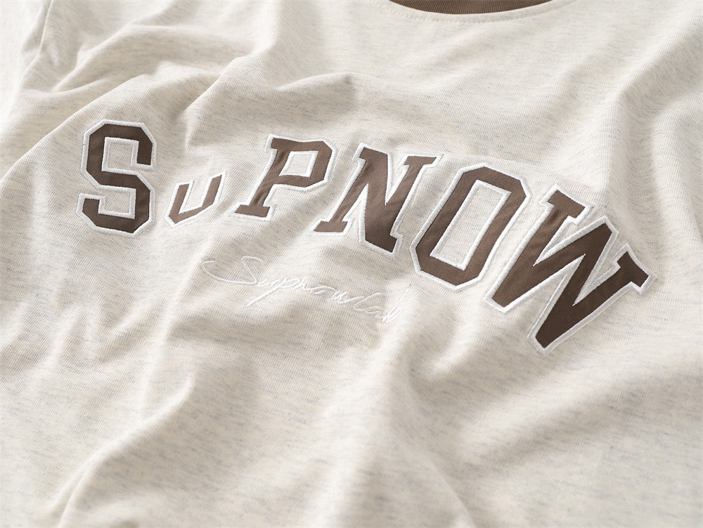 Archive Men's Relaxed Long-Sleeve Letter-Print T-Shirt