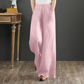 Flow Linen Relaxed Wide-Leg Trousers